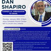 Dan Shapiro Event Flyer