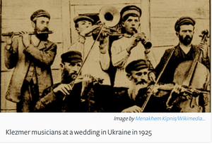 Klezmer musicians at a wedding in Ukraine, 1925 
