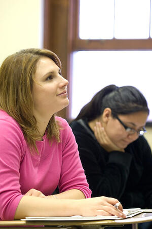 Students in classroom