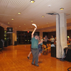 Mitch and Frances Harris lead the dance line
