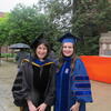 Photo of Alexandra van Doren with Professor Brett Kaplan